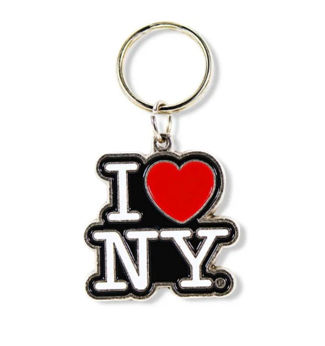 I Love NY Logo Keychain